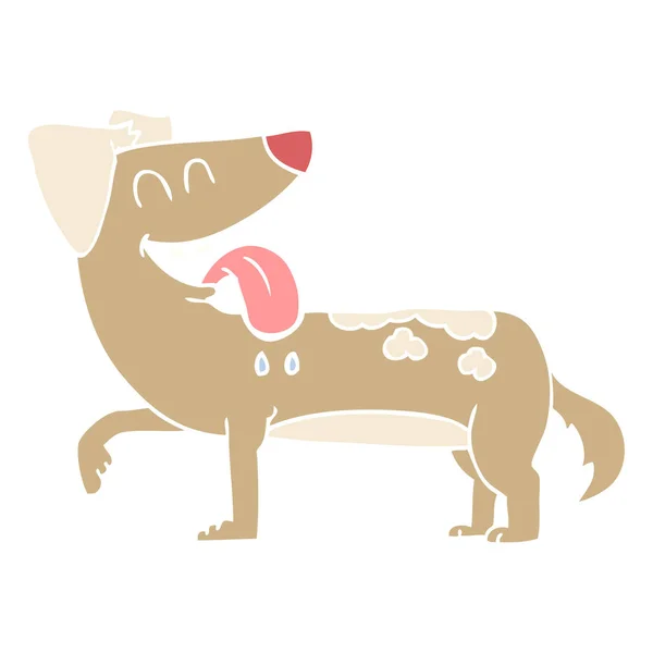 平色的粉红色的粉红色的狗 — 图库矢量图片