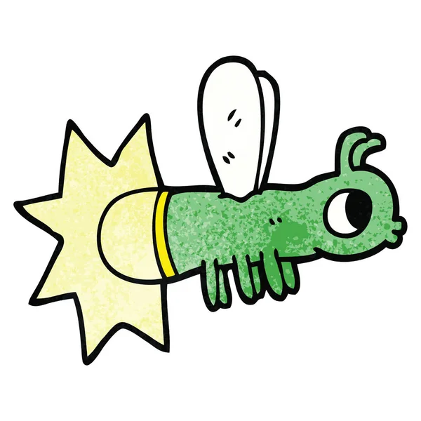 Bug Brilho Doodle Desenhos Animados —  Vetores de Stock