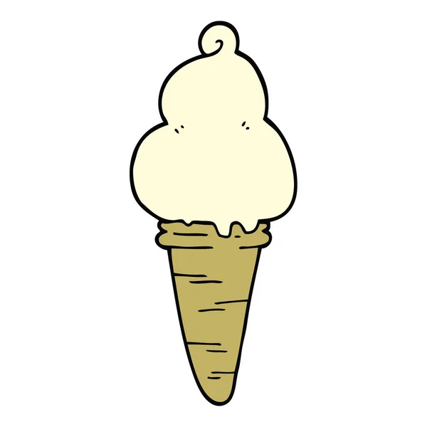 Helado Garabato Dibujos Animados — Archivo Imágenes Vectoriales