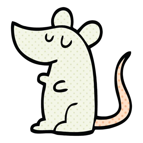 Bande Dessinée Style Souris Dessin Animé — Image vectorielle