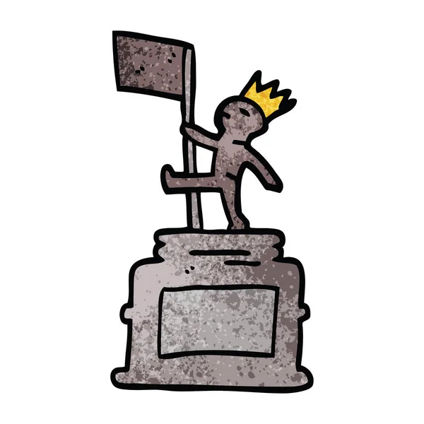 Cartoon Doodle Denkmal — Stockvektor