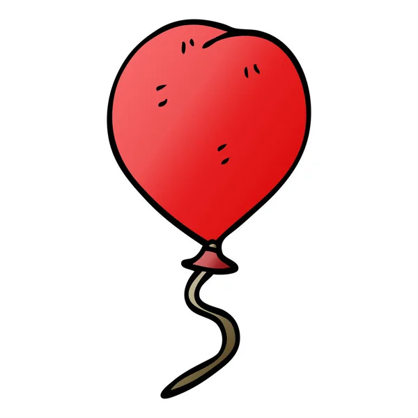 Cartoon Doodle Balloon Vector — Stock Vector