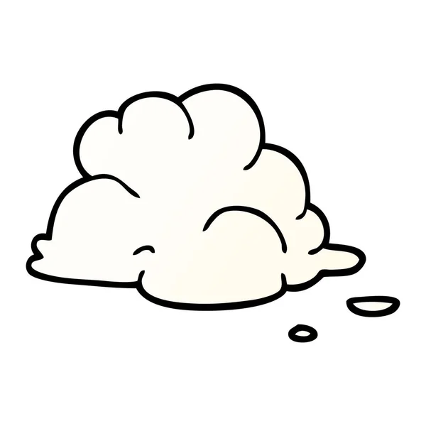 动画片涂鸦蓬松的白云 — 图库矢量图片