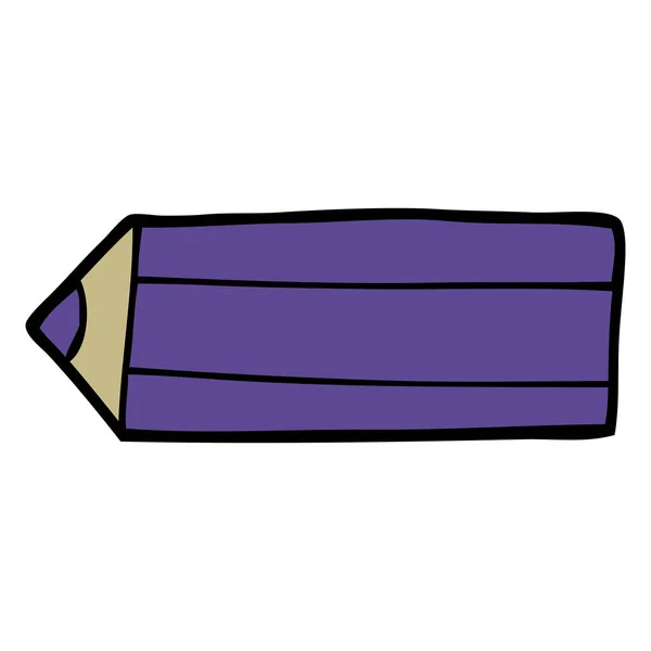 Dessin Animé Doodle Crayon Couleur — Image vectorielle