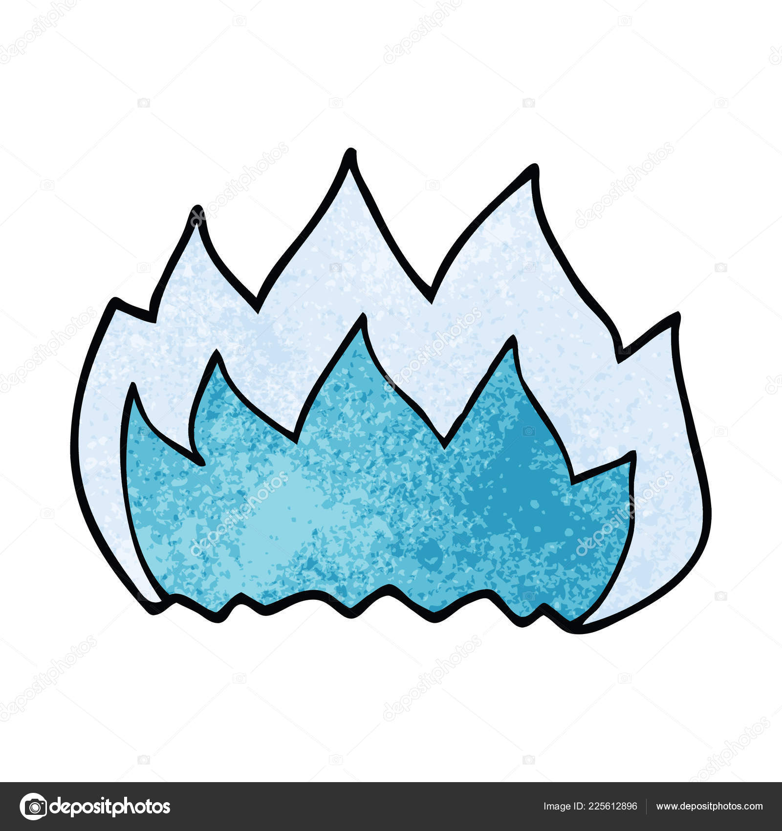 Cartoon Doodle Gas Flame Stock Vector by ©lineartestpilot 225612896