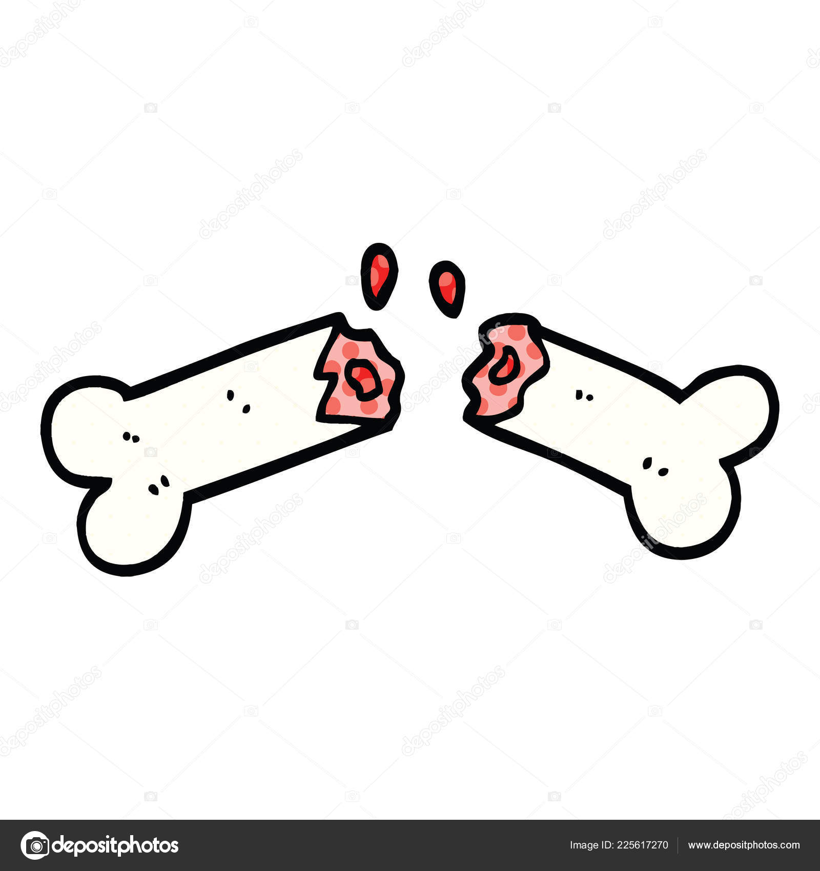 Comic Book Style Cartoon Broken Bone Stock Vector Image by ©lineartestpilot #225617270 Comic Book Style Cartoon Broken Bone Stock Vector Image by ©lineartestpilot #225617270