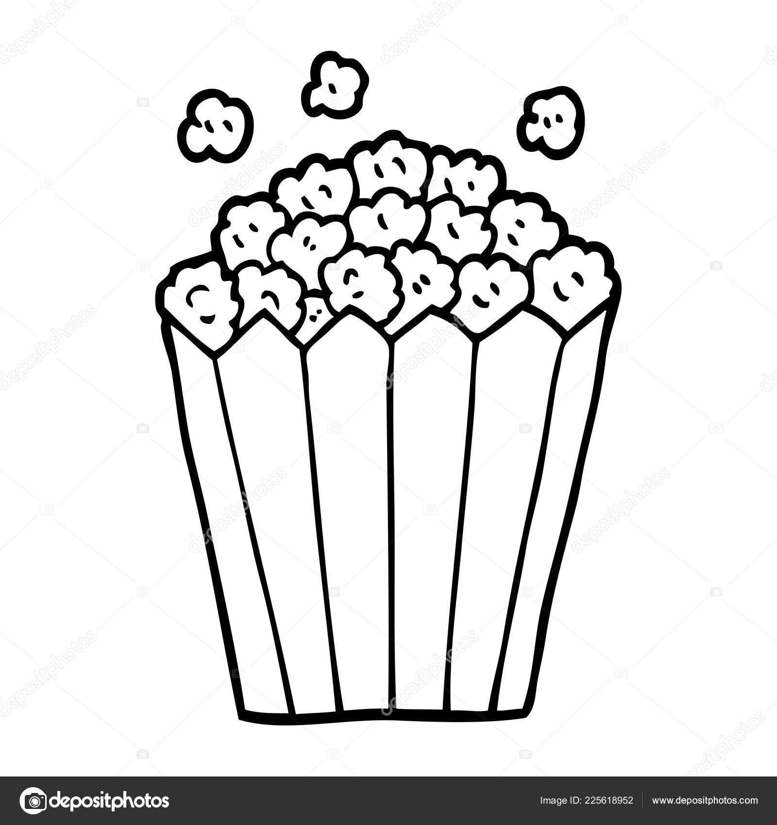 Featured image of post Cartoon Popcorn Drawing Pin the clipart you like
