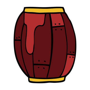 çizgi film doodle varil