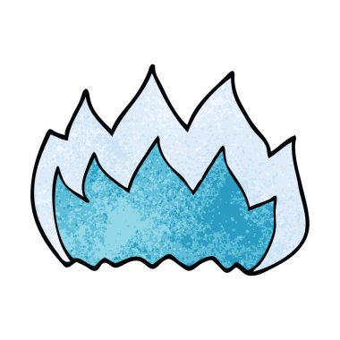 çizgi film doodle gaz alev