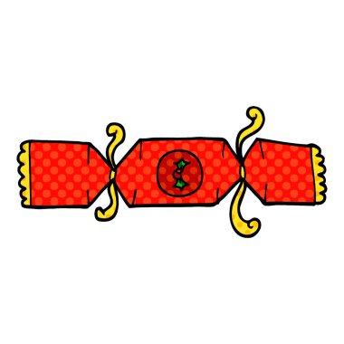 çizgi film doodle Noel fişeği