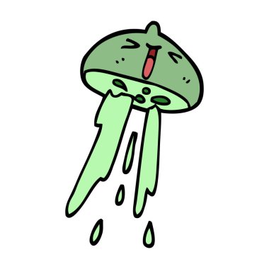 çizgi film doodle Narenciye meyve