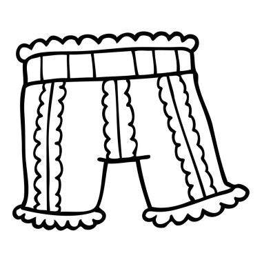 çizim karikatür iç çamaşırı