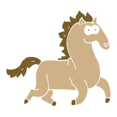 çizgi film doodle muhteşem aygır