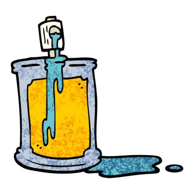 dokulu grunge illüstrasyon karikatür sprey olabilir