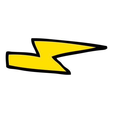 çizgi film doodle aydınlatma cıvata