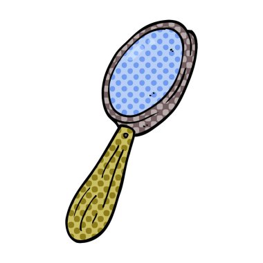 çizgi film doodle Büyüteç