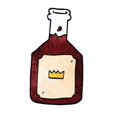 çizgi film doodle alkollü içki