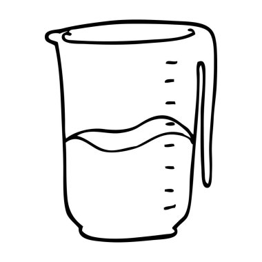 çizim karikatür sürahi