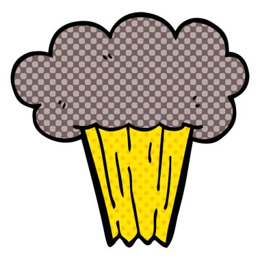 çizgi film doodle patlama, vektör çizim