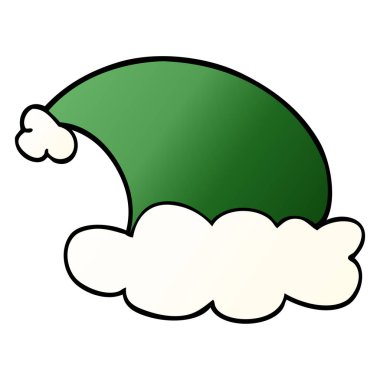 çizgi film doodle Noel şapka