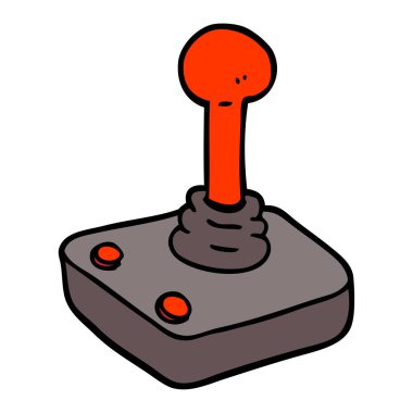 elle çizilmiş doodle tarzı çizgi film oyun çubuğu