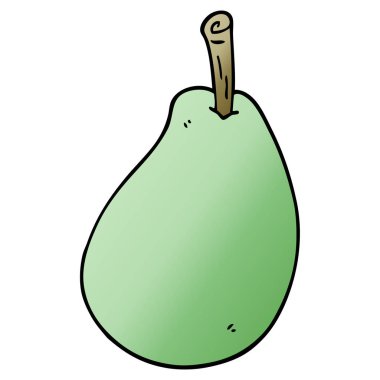 çizgi film doodle taze armut