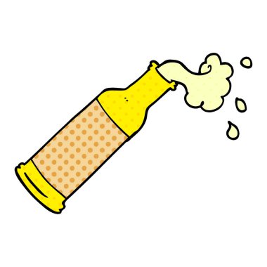 çizgi film doodle köpük şişesi