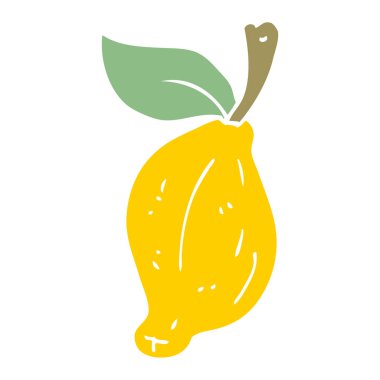 çizgi film doodle organik limon