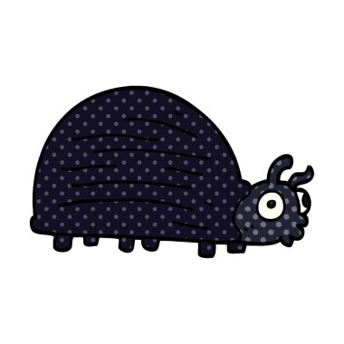 Doodle büyük böceği çizgi film