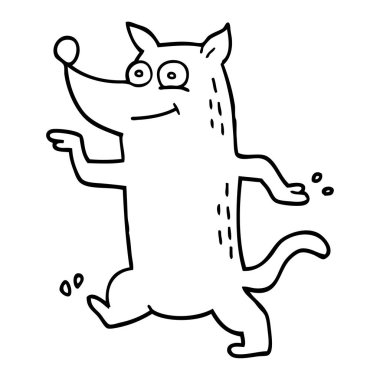 çizim karikatür komik köpek