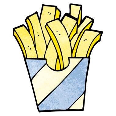 doodle patates beyaz arka plan üzerinde izole karikatür