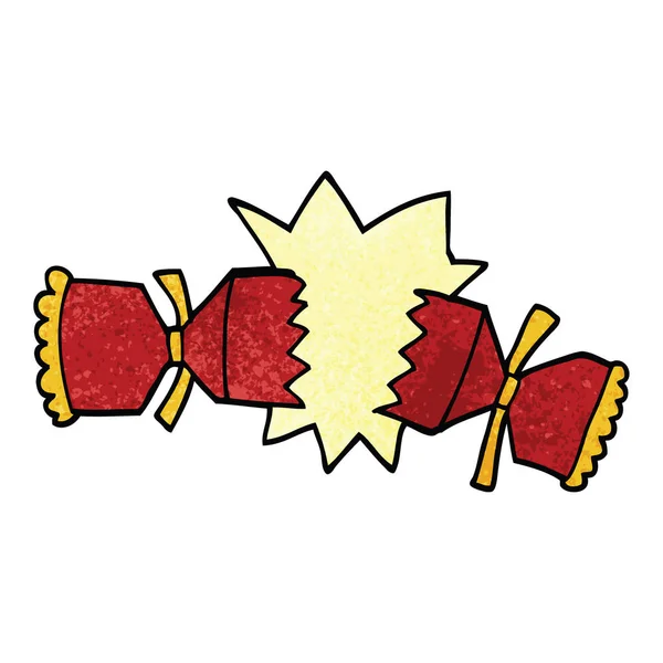 Cracker Doodle Kartun - Stok Vektor