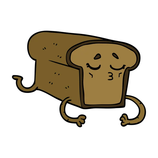 Мультфильм Каракули Буханка Хлеба — стоковый вектор
