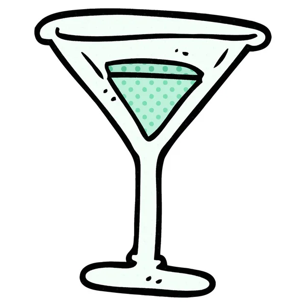 Cartoon Doodle Martini Vector Design — Stockvector