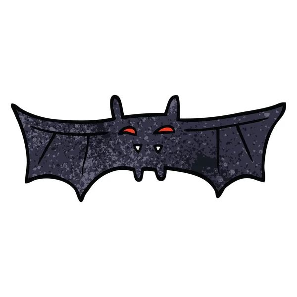 Dessin Animé Doodle Vampire Chauve Souris — Image vectorielle