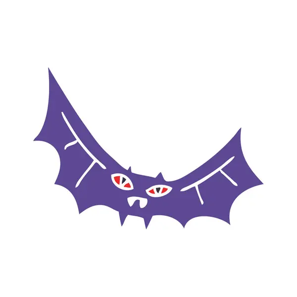 Morcego Doodle Desenhos Animados Conceito Halloween —  Vetores de Stock