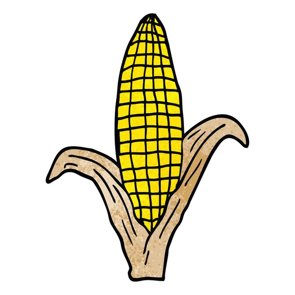 Мультфильм Каракули Кукурузы Початках — стоковый вектор