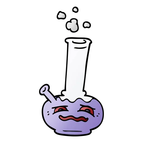 Cartoon Doodle Bong Vektorillustration — Stockvektor