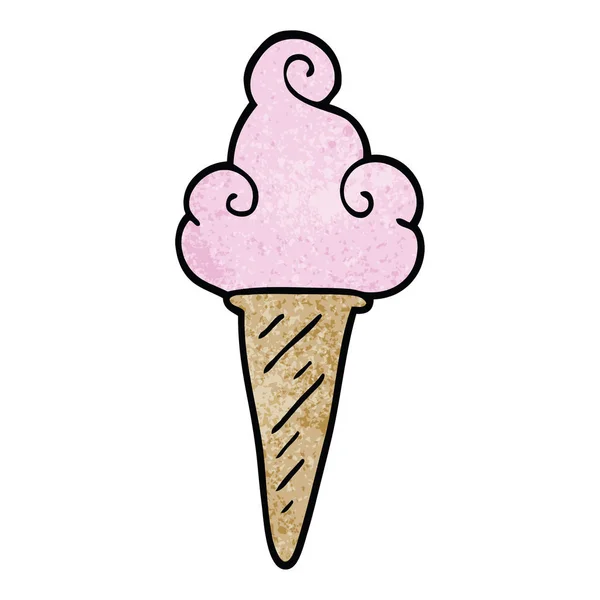 การ Doodle ไอศกร — ภาพเวกเตอร์สต็อก