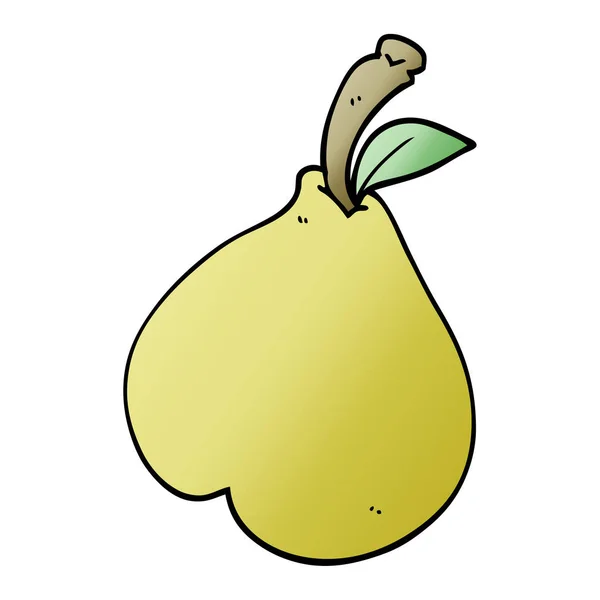 Cartoon Doodle Pear — Stock Vector