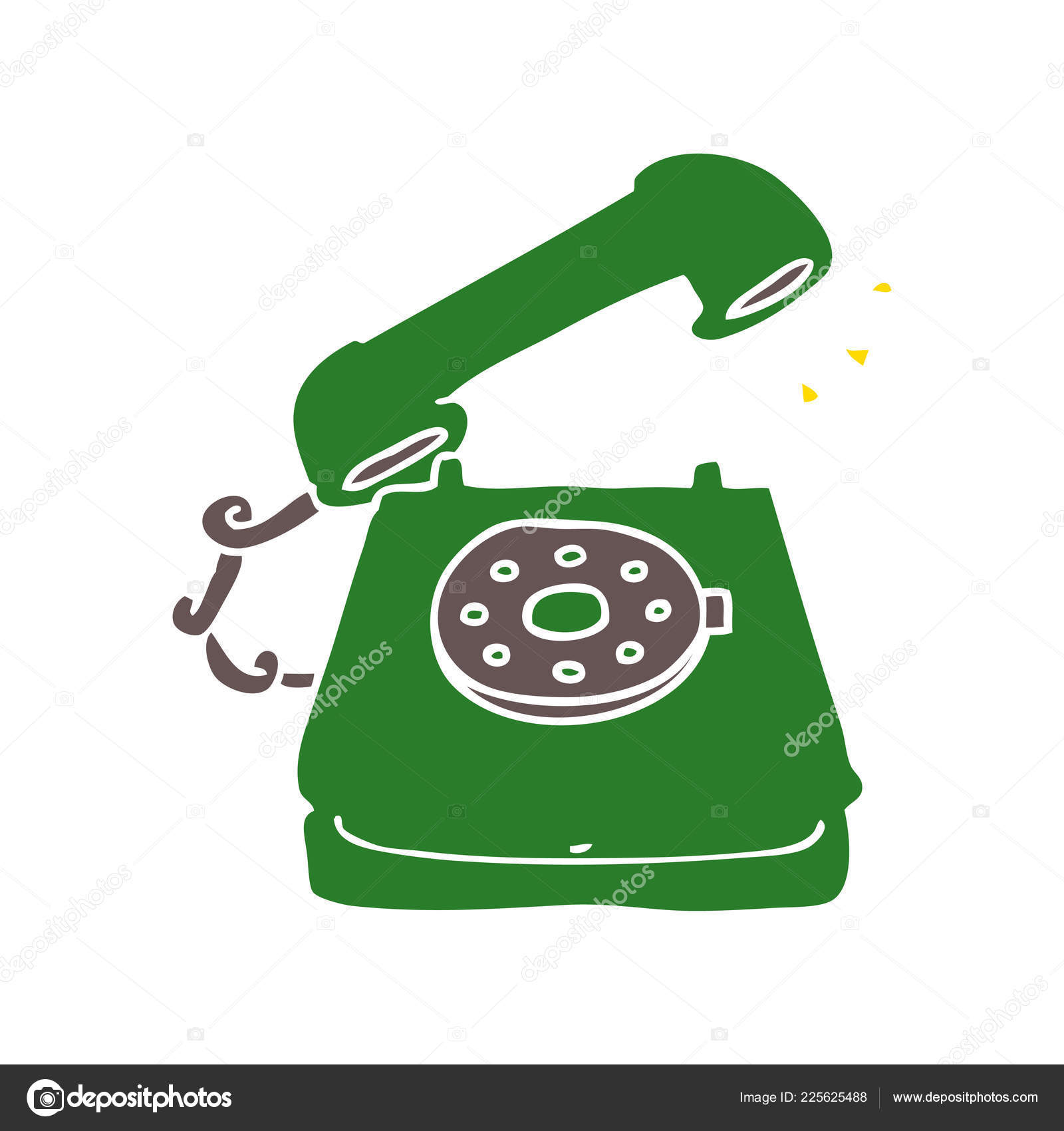 Flat Color Style Cartoon Old Telephone Vector Image By C Lineartestpilot Vector Stock Flat Color Style Cartoon Old Telephone Vector Image By C Lineartestpilot Vector Stock