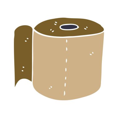 çizgi film doodle tuvalet kağıdı