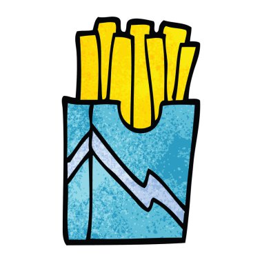 doodle patates beyaz arka plan üzerinde izole karikatür