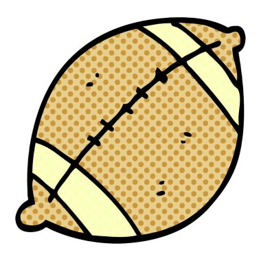 Doodle futbol karikatür, vektör