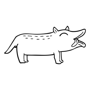 çizim karikatür komik köpek