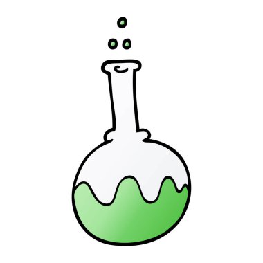 çizgi film doodle bilimsel deney