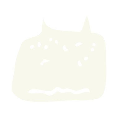 düz renk illüstrasyon karikatür diş