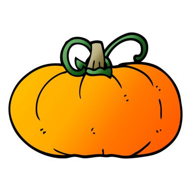 çizgi film doodle kış kabak