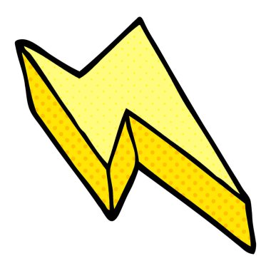 çizgi film doodle dekoratif şimşek