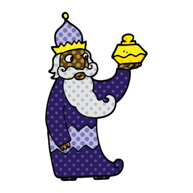 Üç Akil adam çizgi roman tarzı çizgi film biri